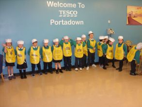 Primary 1 visit to Tescos