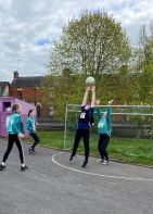 P7 Netball Coaching.