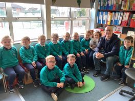 Armagh Author Darren Mackey Visits P3