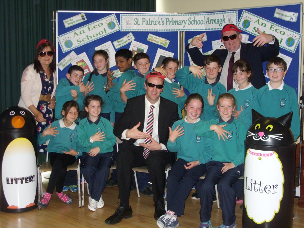 Minister's tribute to St. Patrick's Eco-warriors